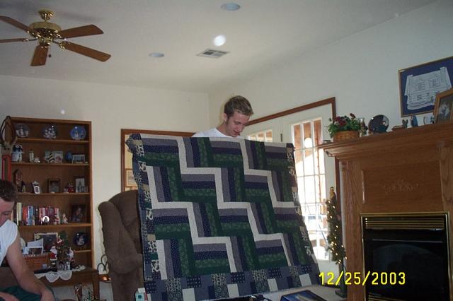 John's Mom-made Quilt