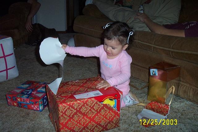 Ana Opening Presents