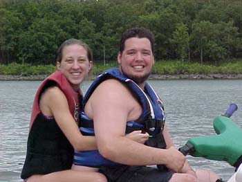 Abby & Jake on the JetSki