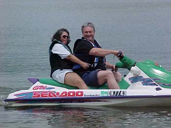 Judy & Bob on the JetSki