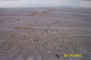 The Writing in the Sand