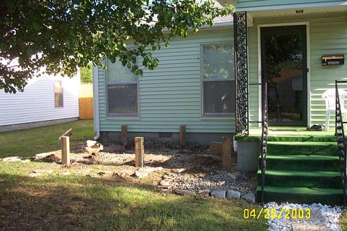 The foundation - built by Joe & Jake