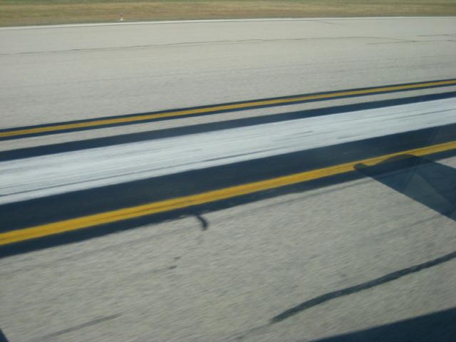 We're on the ground!