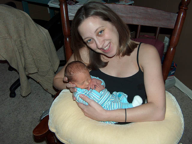 Mommy's precious little boy!