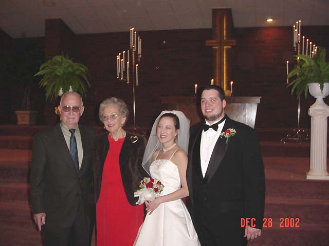Jake and Abby with Grandma and Earl