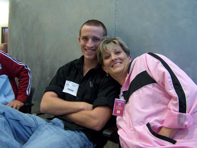 John & Mom (waiting to see John off at the OKC MEPS office)