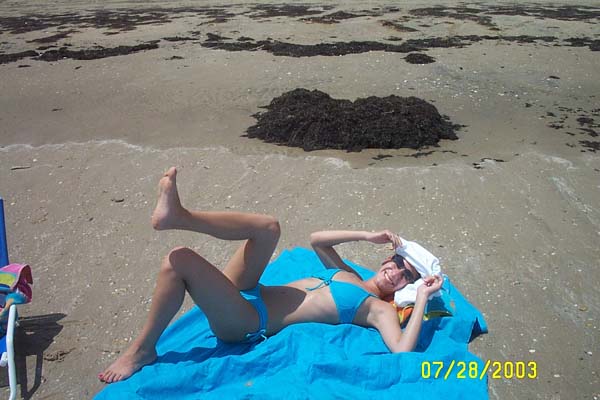 Amber Catching Some Rays