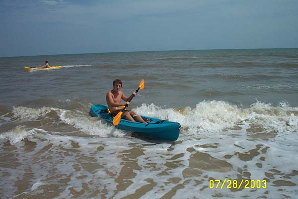 John on the Kayak
