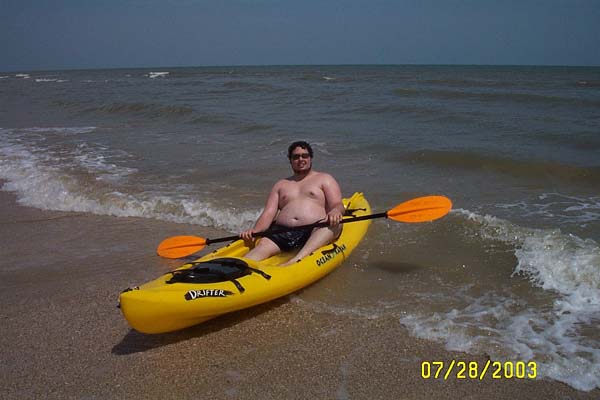 Jake on the Kayak