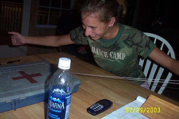 Amber & Michael Making Bracelets