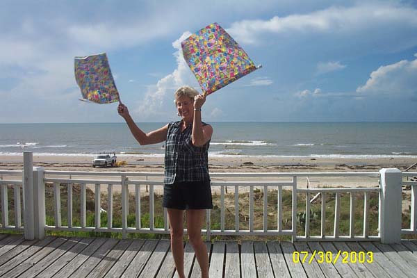Di Twirling Her Flags
