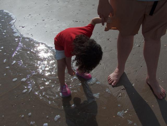 Hey, my shoes are getting wet!