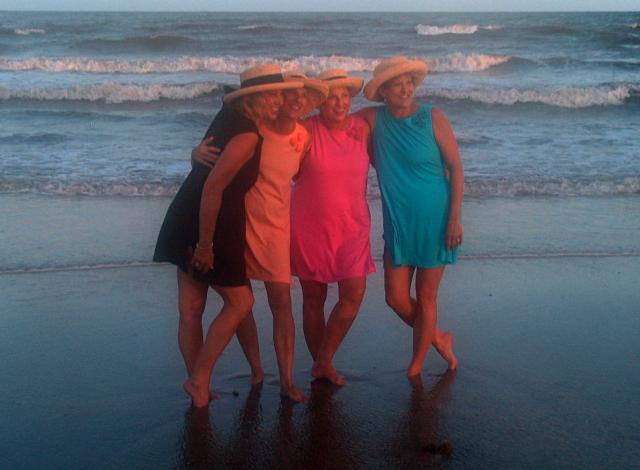 Can't you just feel the sisterly love?