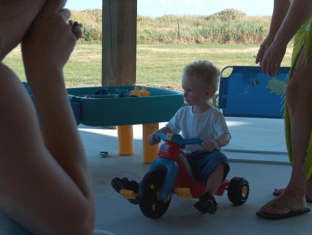 Logan -- the future biker?