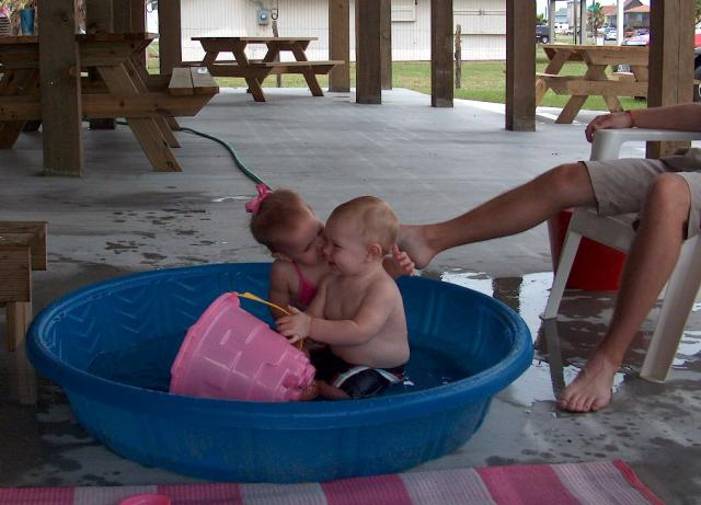 Awww, a kiss from Charli girl!