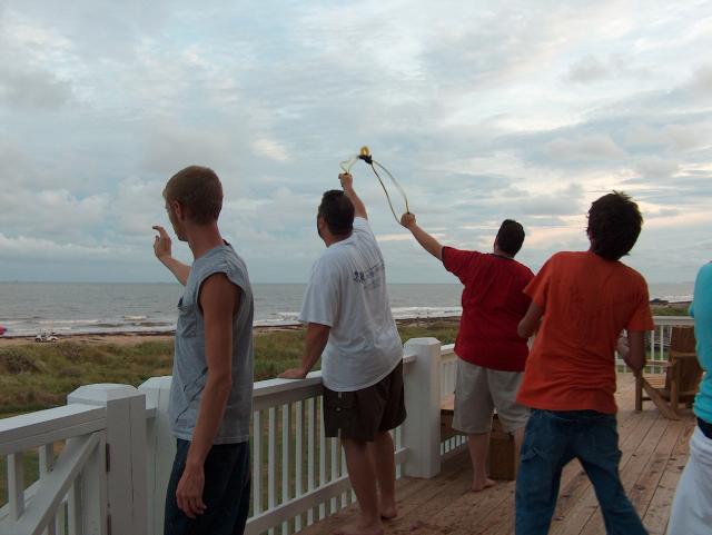 And yes, they really did hit people -- and oddly, most didn't even seem to mind!