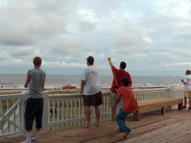 Launching Water Balloons