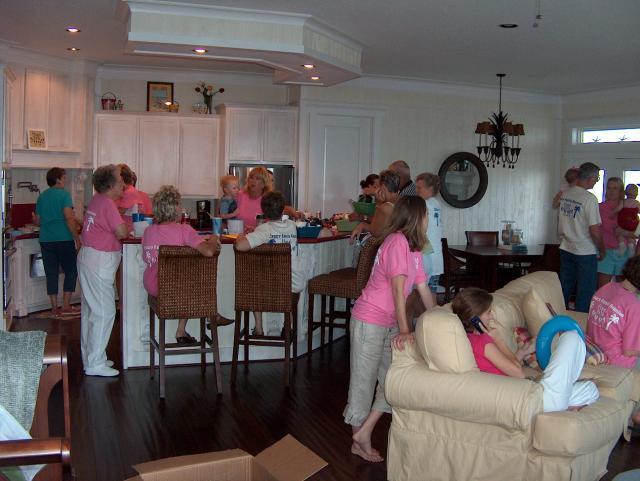 Waiting for the festivities to begin...