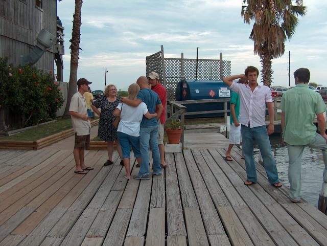 Waiting outside Stingaree's