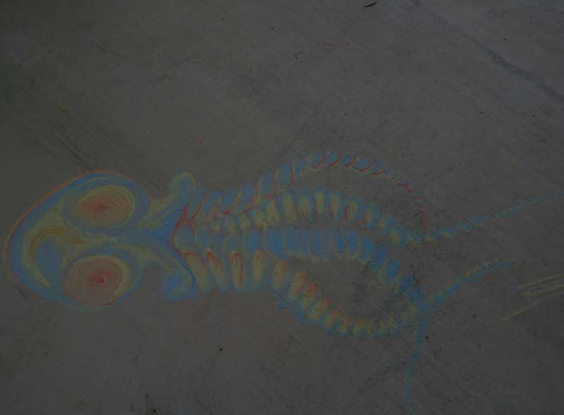 Ryan's amazing chalk art