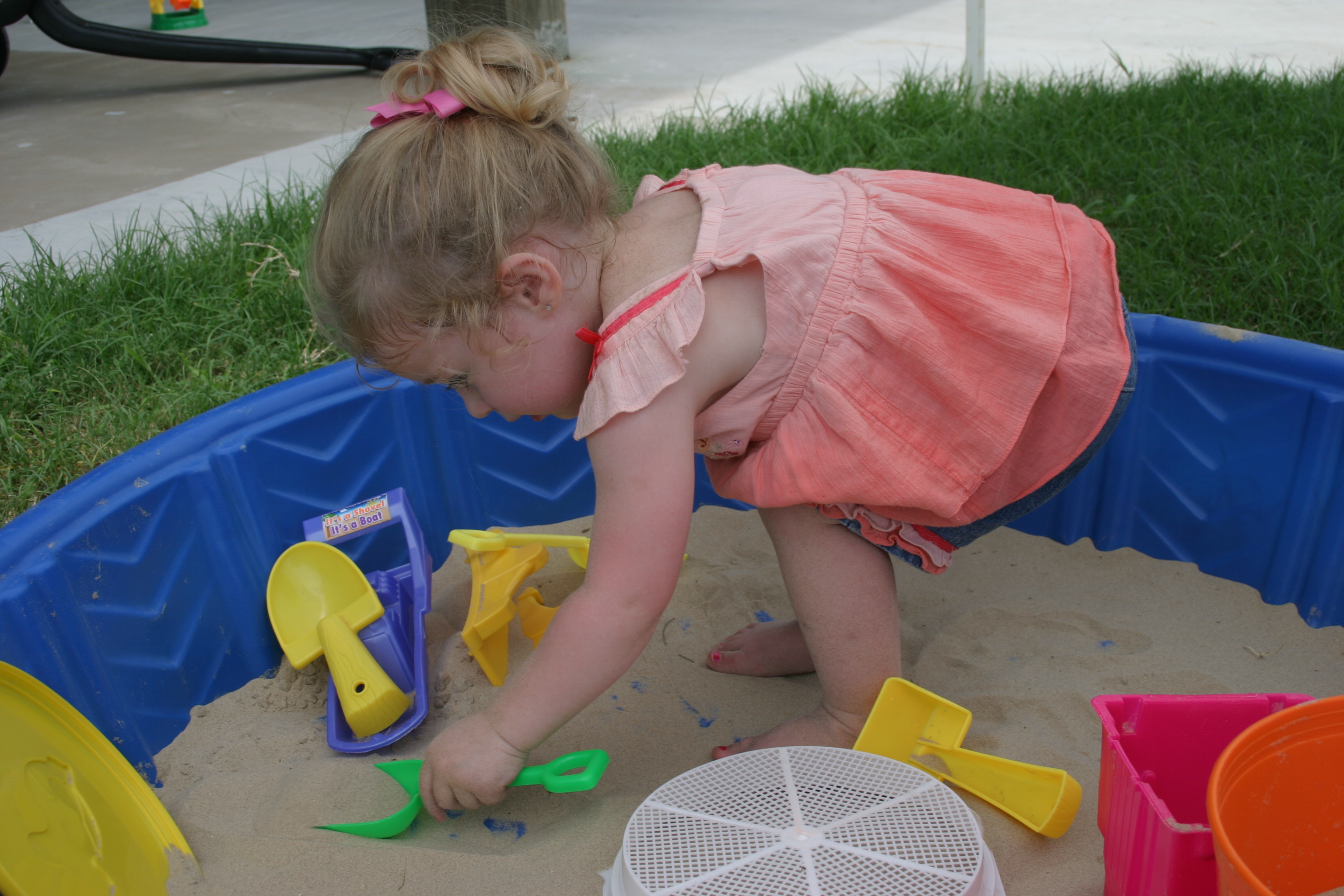 Digging for clams (or something)