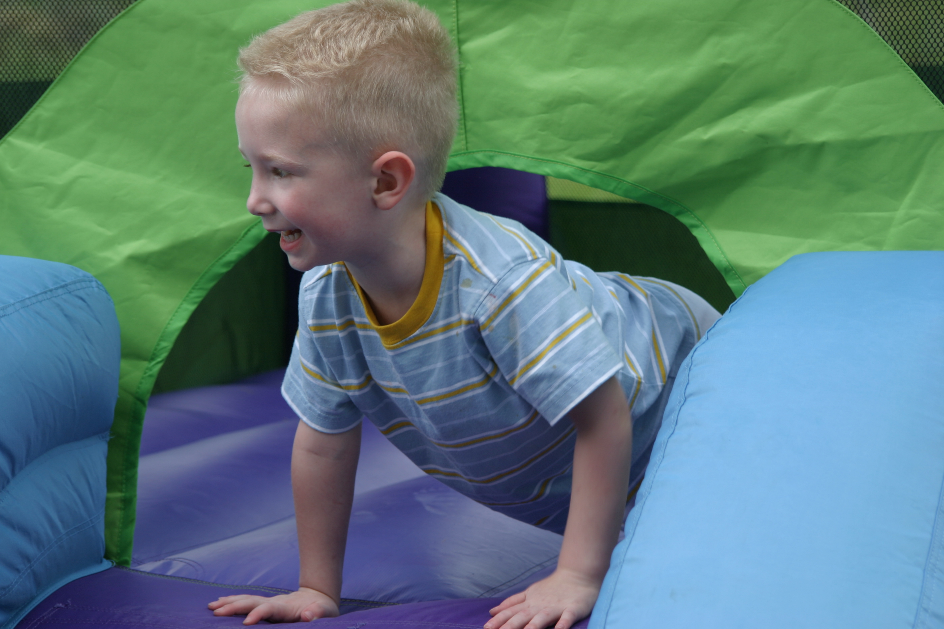 Fun on the moonbounce