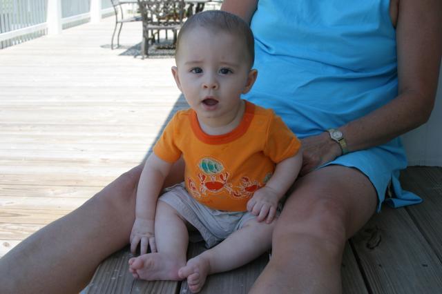 I'm wearing my crab shirt!