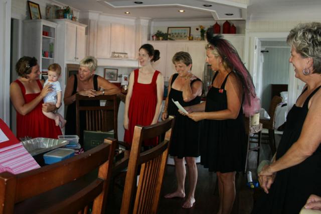 Baby Jackson gets a proper YaYa ceremonial welcome to the family