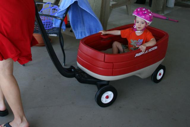 Because wagons can be dangerous, you know