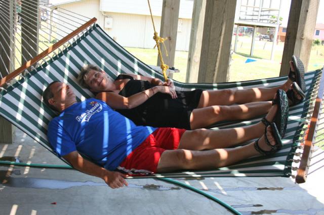 At peace in the hammock