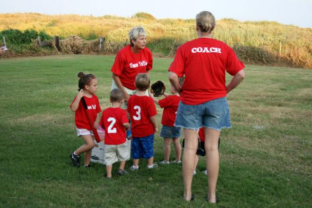 Pre-game strategy meeting