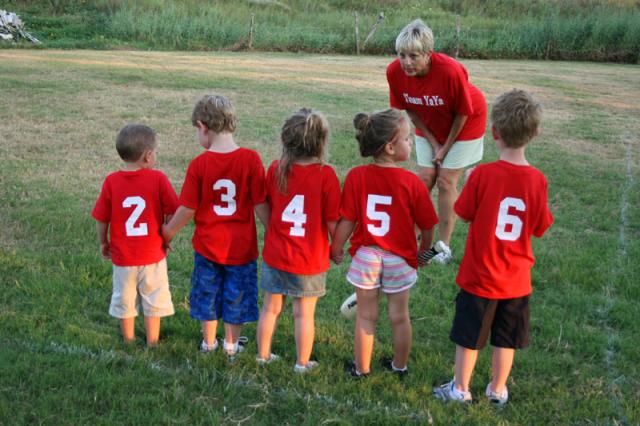 The line-up (Baby Jackson is #1)