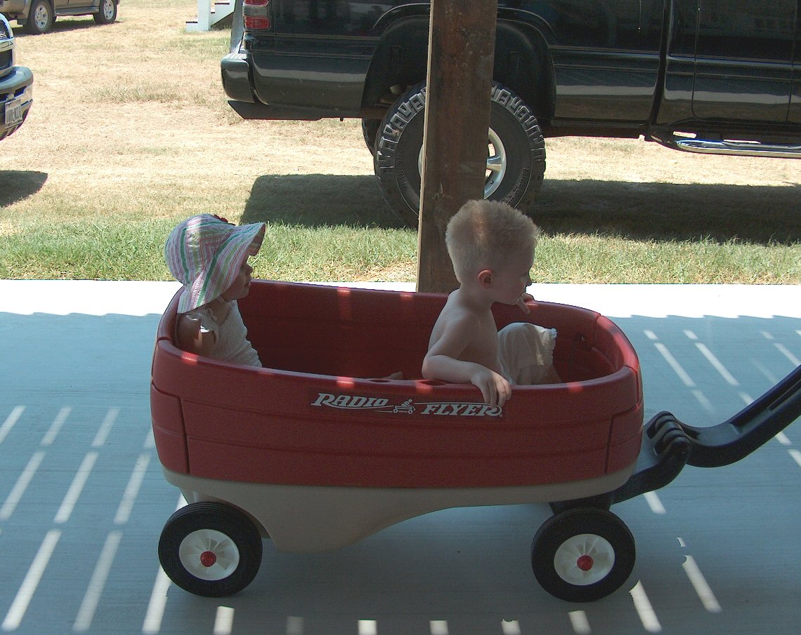 Charli & Logan having fun!