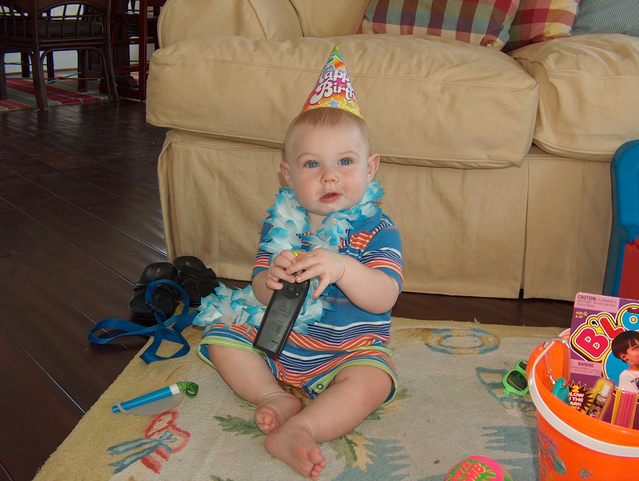 Jonathan's ready to party!