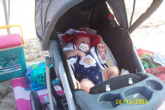 Charli had a Very Relaxing Beach Trip