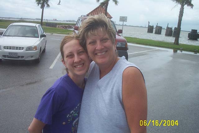 Abby & Candy (No hats for us.)