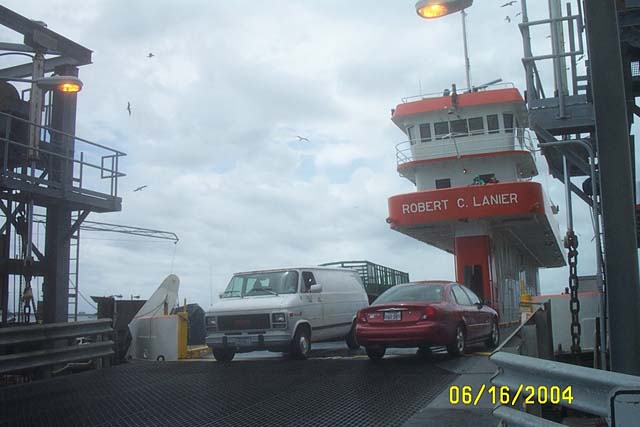 Unloading & Re-loading the Ferry