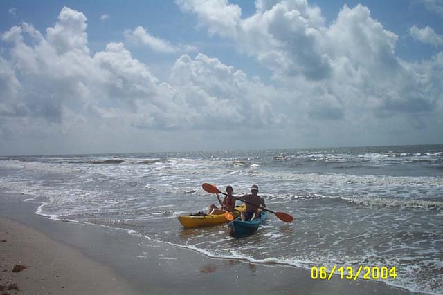 Fun on the Kayaks
