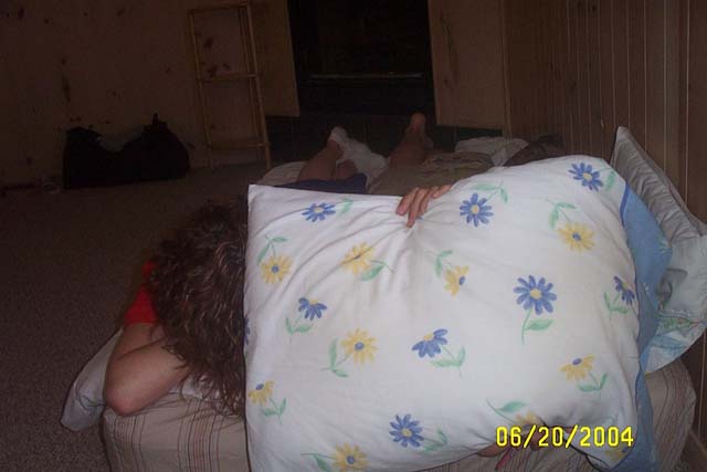 Hey, What's Going on Behind that Pillow?