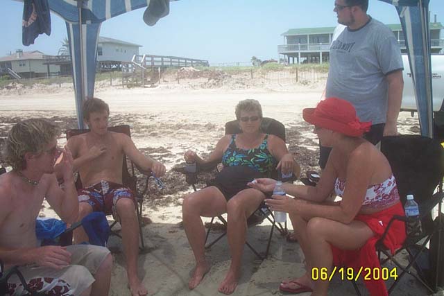Chatting on the Beach