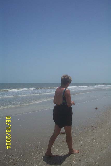 Candy, Walking the Beach