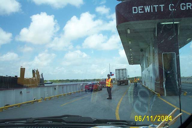 Getting on the Ferry