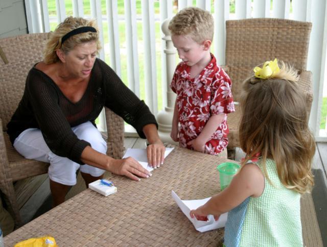 Paper airplane lesson