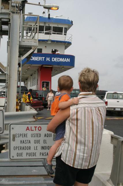 Going to ride the ferry