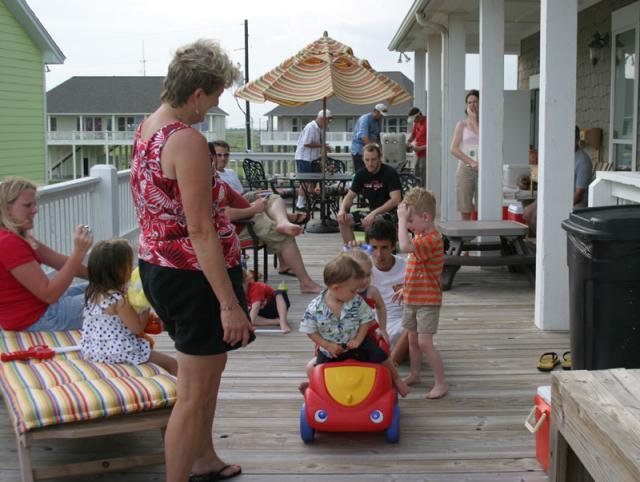 Party on the porch!