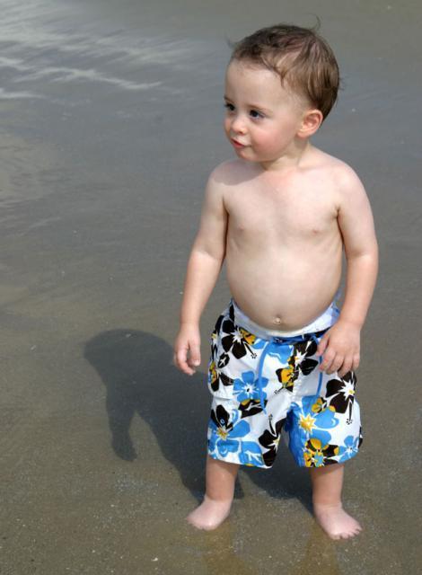 Looking like such a little boy!