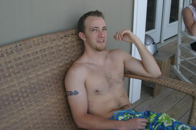 And Daniel's manly enough to have a tatoo