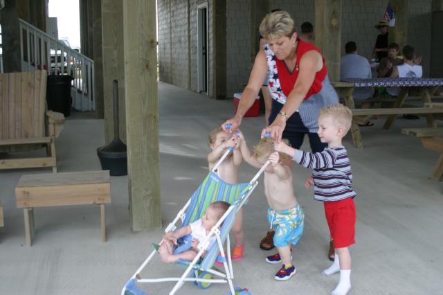 Everyone wanted to push Tyler!