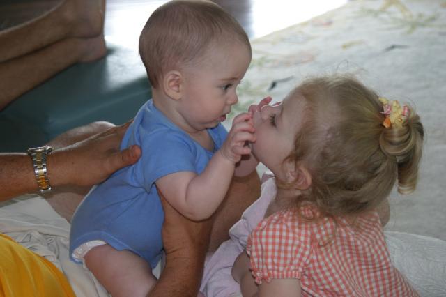 What is this "kiss" thing she's trying to do to me?