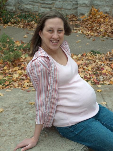 The happy mommy-to-be